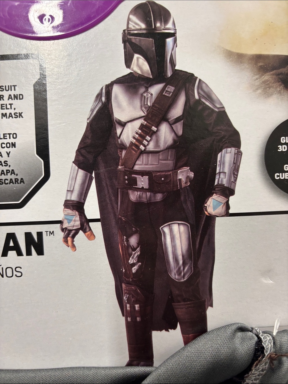Kids Rubies Star Wars Mandalorian Halloween/Cosplay Costume - Size S (4/5)